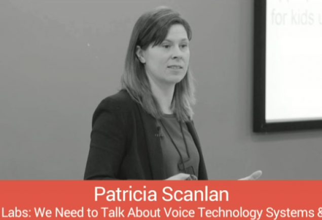 Patricia Scanlan: “We Need to Talk about Voice Technology Systems & Children”